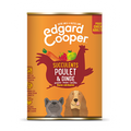 EDGARD COOPER Boîtes Sans Céréales Poulet & Dinde pour Chiens Adultes 400g