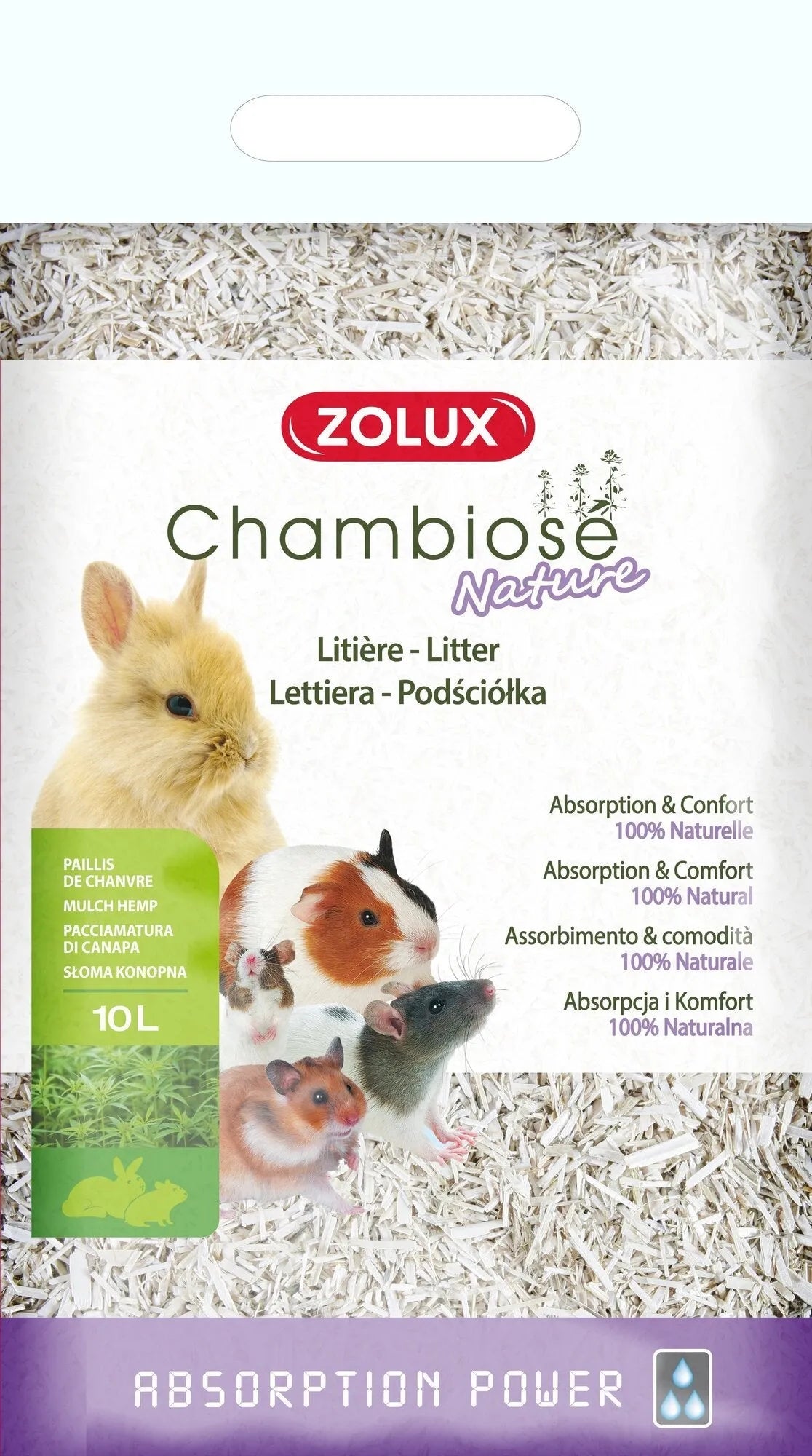 ZOLUX Litière Chambiose Nature 10L