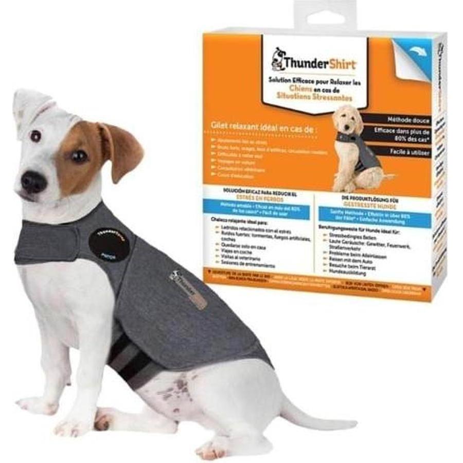Thundershirt Gilet Relaxant Chien Gris - Taille S