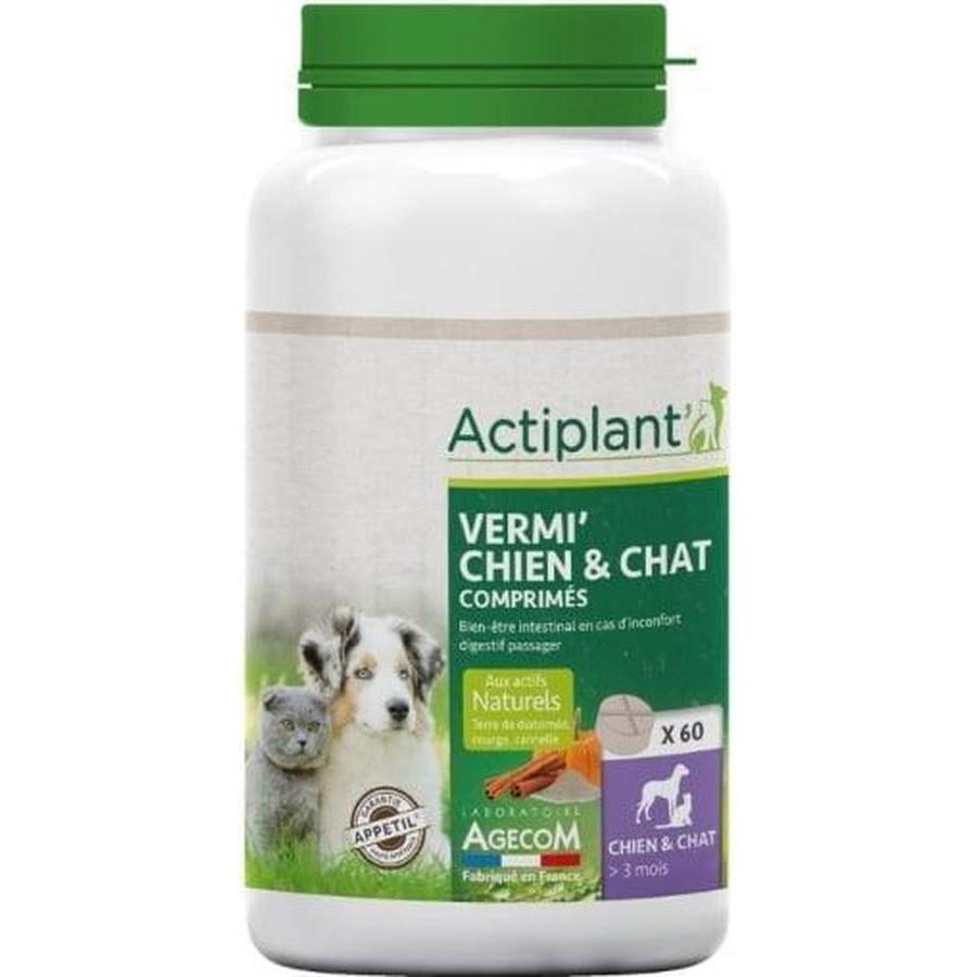 Vermi Essentiel Chien/Chat Comprimés Antiparasitaires Naturels x60