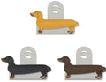 KIKKERLAND DOG BAG CLIP S/3 Lot de 3 Clips pour Sacs Chien Saucisse Plastique Durable