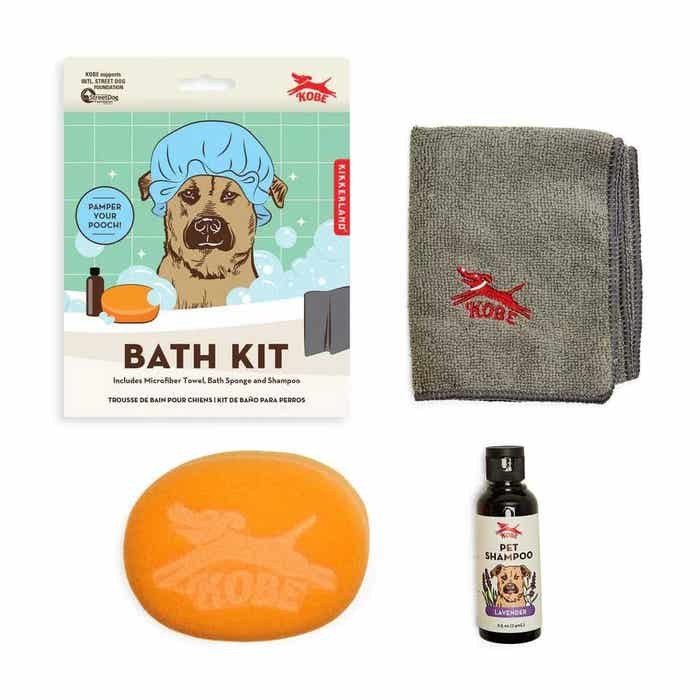 KIKKERLAND Bath Kit pour animaux Accessoire de toilettage complet