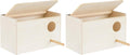 TRIXIE Nichoir Perruche 21x13x12cm Bois avec Perchoir Lot de 2