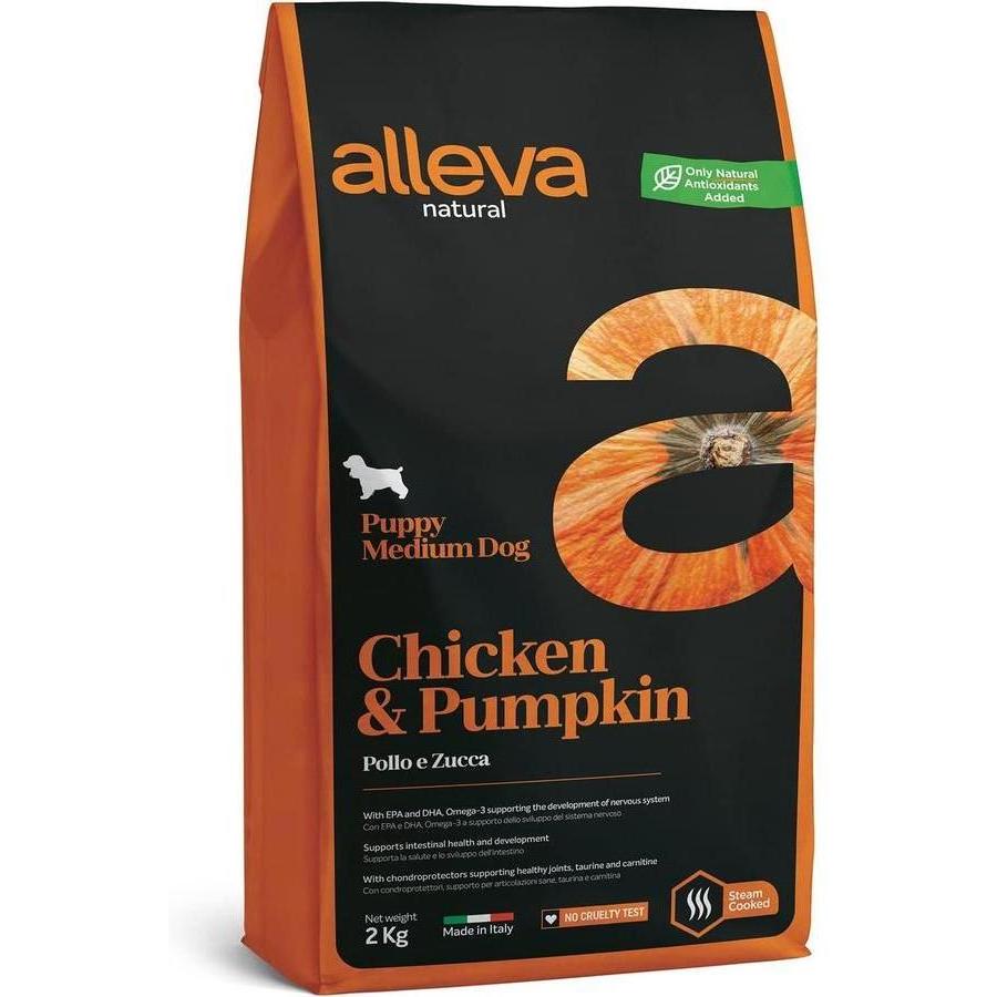ALLEVA Natural Poulet & Potiron Chiot Medium