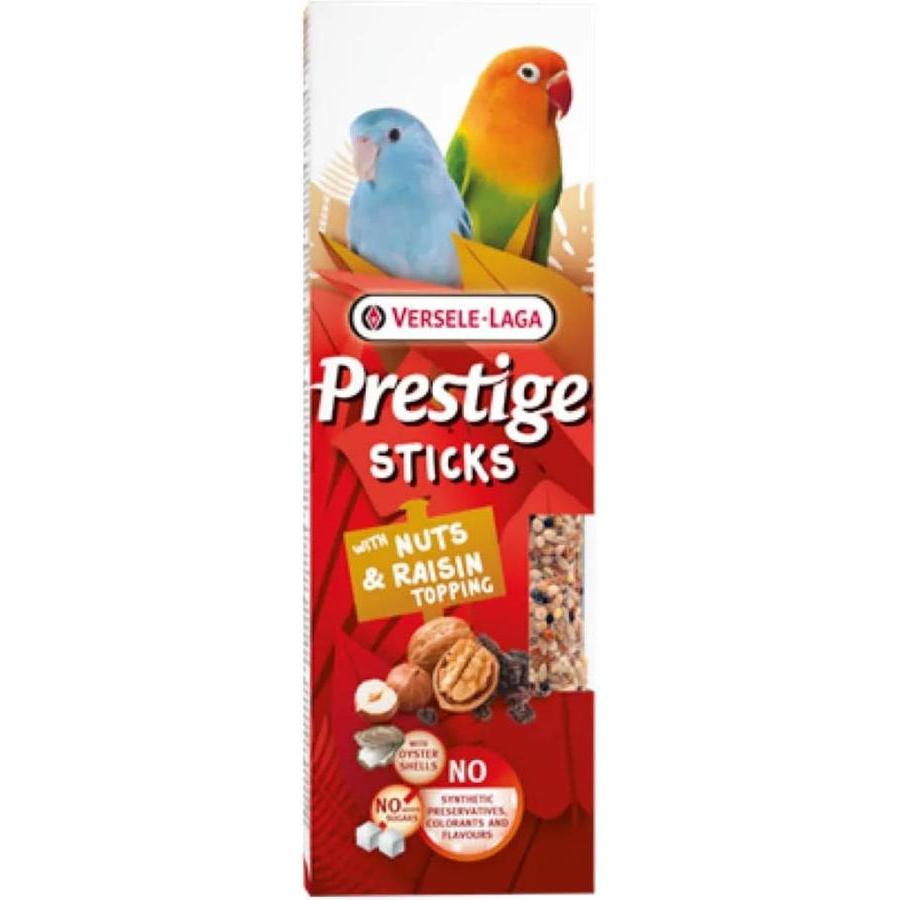 VERSELE LAGA Prestige Sticks Petits Perroquets Noix & Raisin 4x60g