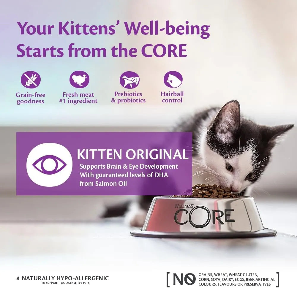 WELLNESS CORE Chaton Croquettes Dinde Poulet