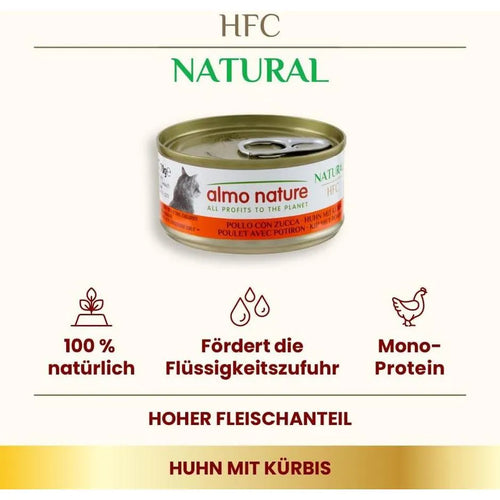 ALMO NATURE HFC Natural Poulet avec Potiron 70g