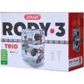 ZOLUX Cage rongeurs RODY 3 TRIO Rouge L 53 x l 27 x H 41 cm