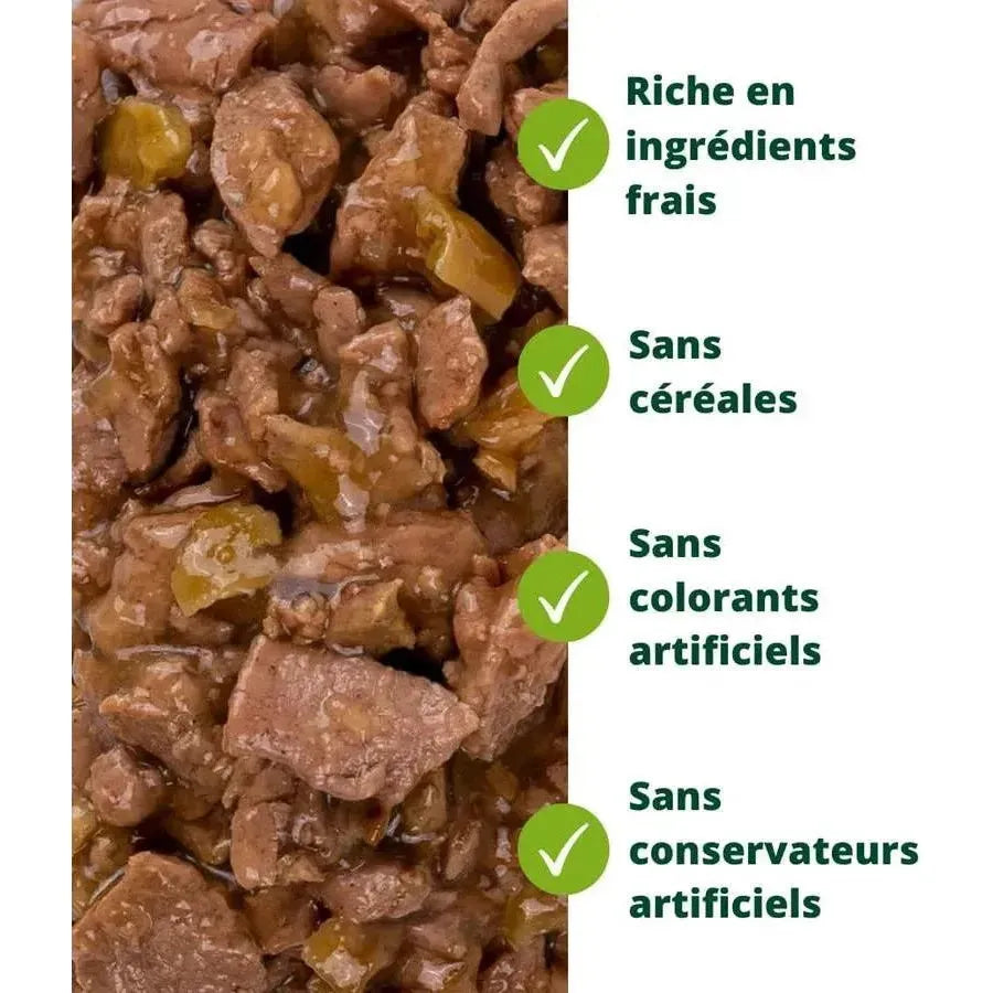 EQUILIBRE & INSTINCT Effilés énergie chat stérilisé au poulet, courges, agrumes 12x85g