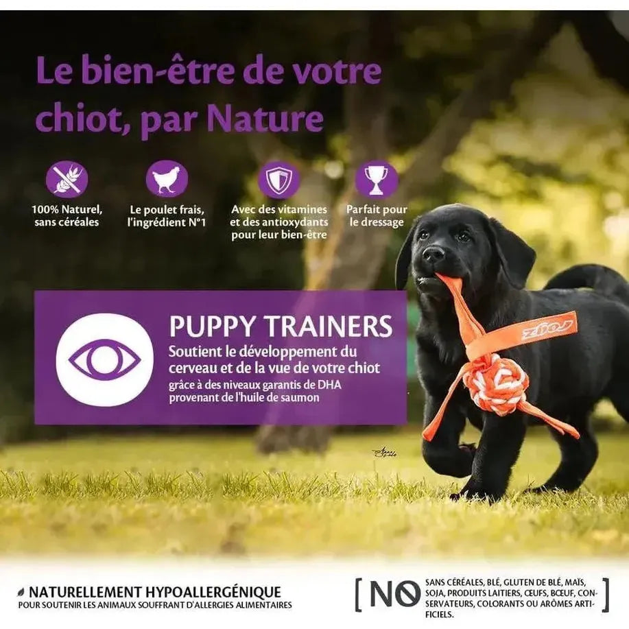 Puppy Trainers – Poulet & Carottes (170 g)