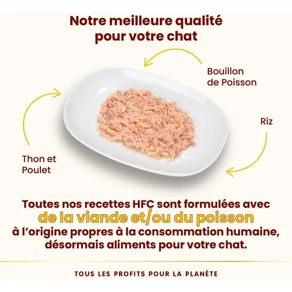 ALMO NATURE HFC Natural Thon et Poulet Pochon 55g