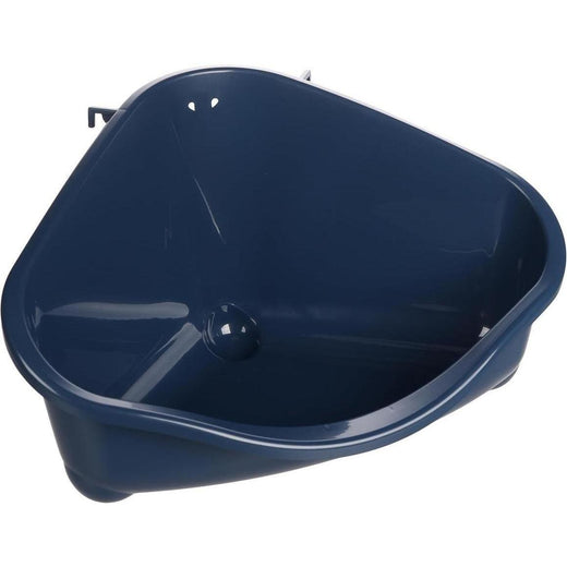 FLAMINGO Litière d'angle pour rongeurs Modèle Kapi Bleu