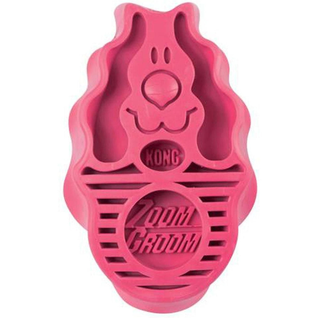 KONG ZoomGroom Brosse pour chien Caoutchouc souple