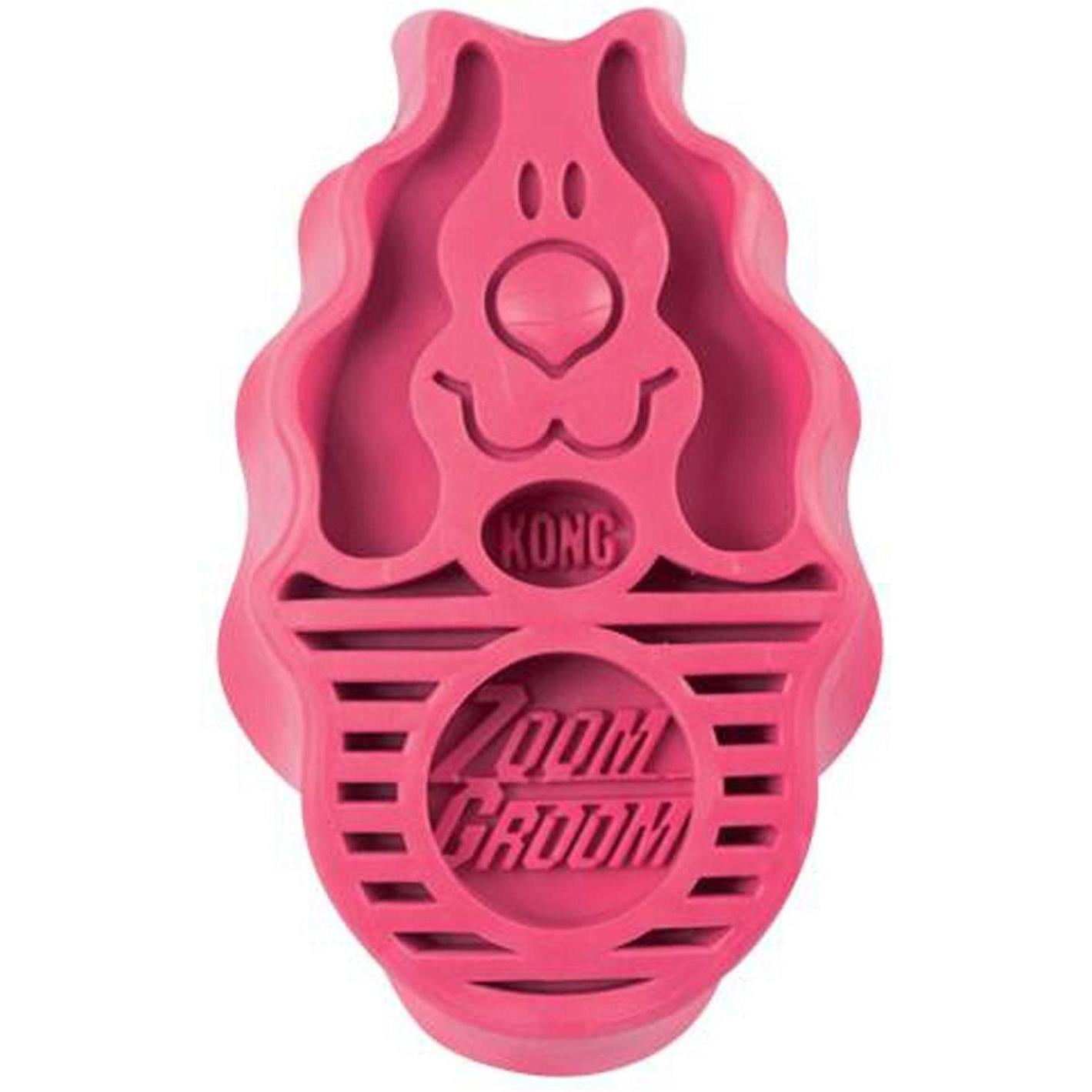 KONG ZoomGroom Brosse pour chien Caoutchouc souple