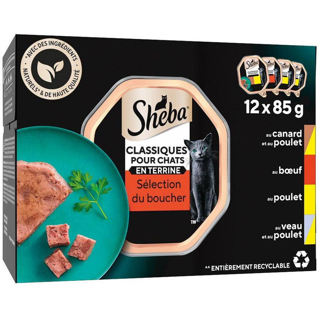 SHEBA Terrine Sélection du Boucher 12x85g