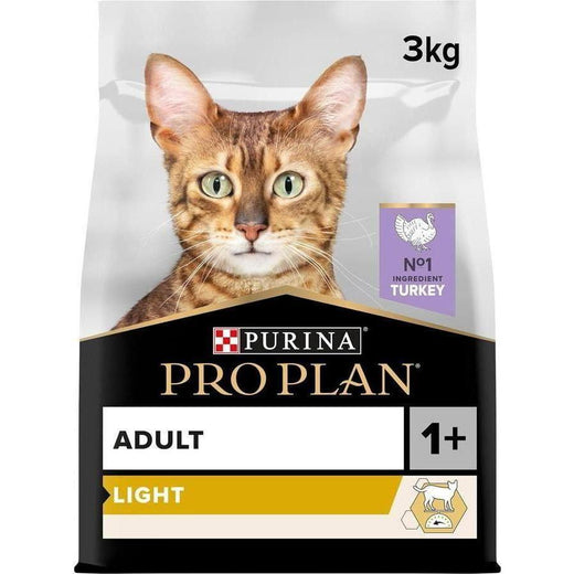 PRO PLAN ADULT 1+ LIGHT riche en dinde de haute qualité 3kg