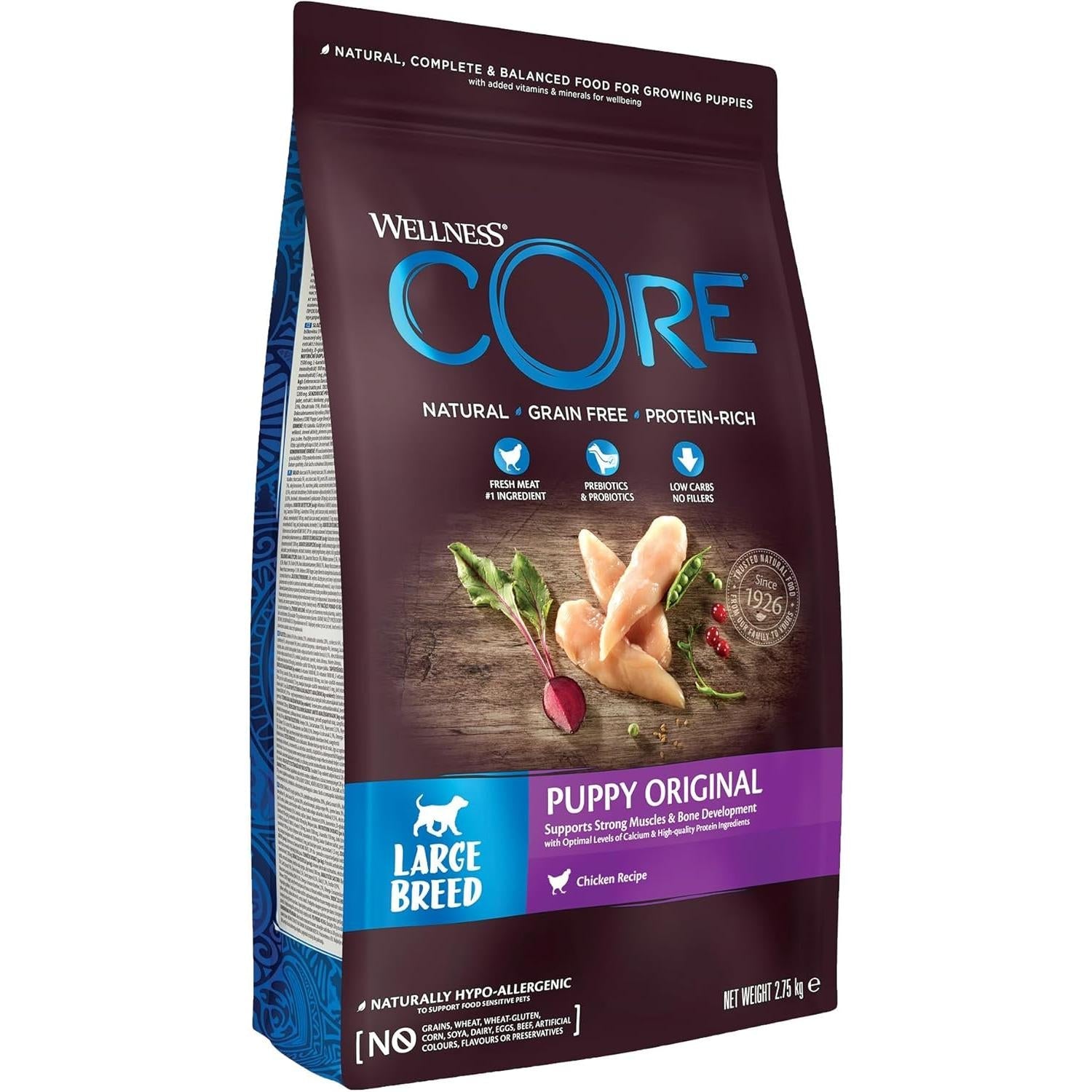 WELLNESS CORE Large Breed Puppy Original Poulet