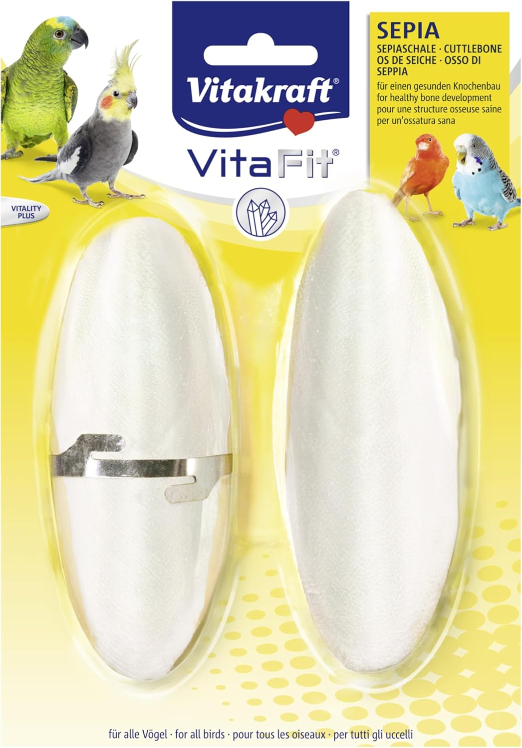VITAKRAFT Vita Fit Os de Seiche pour Oiseaux Domestiques 2 pièces
