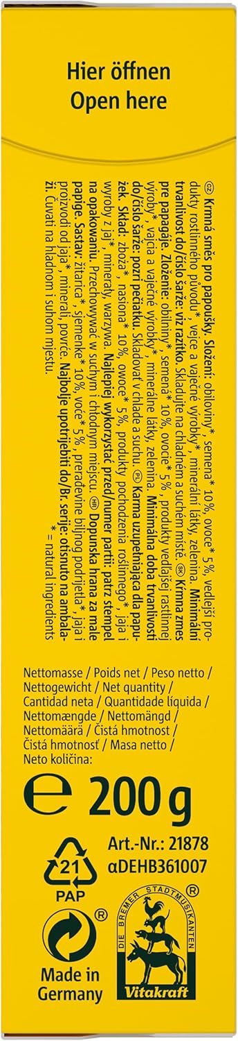 VITAKRAFT Fruit Cocktail Perruches 200g