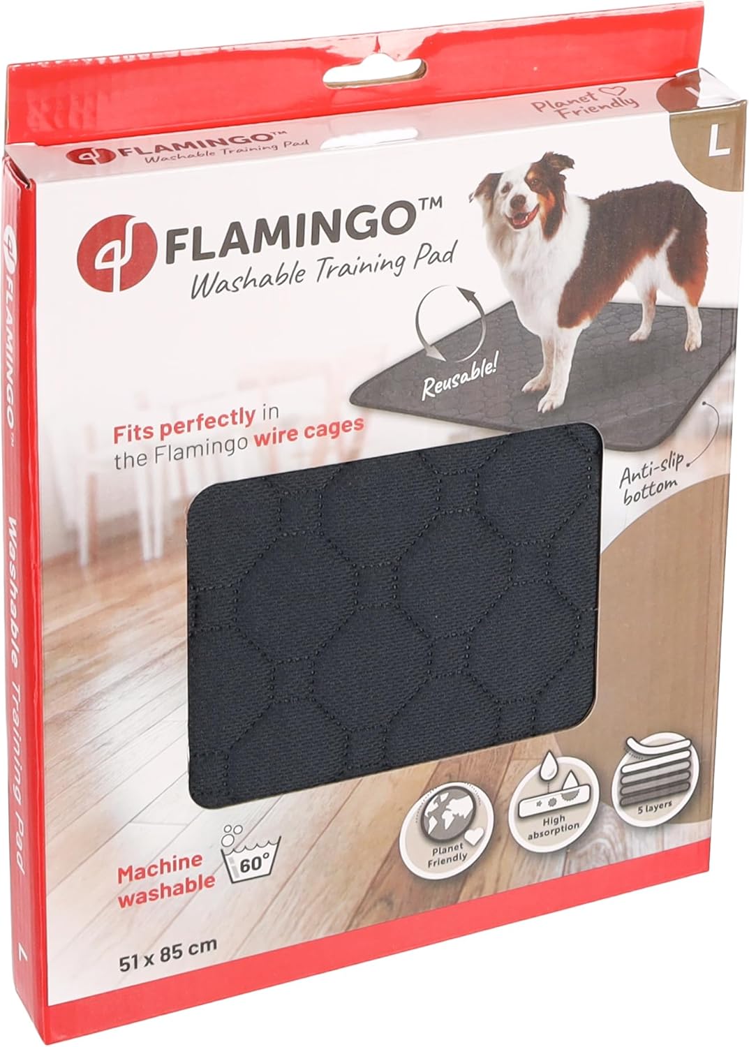 FLAMINGO Tapis Patsy Gris 85cm