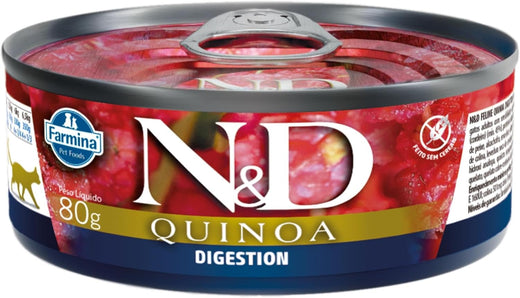 FARMINA N&D Quinoa Digestion Chat Adulte 80g