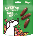 LILY'S KITCHEN Mini Saucisses pour Chien Adulte Porc et Pomme Sans Céréales 8x70g