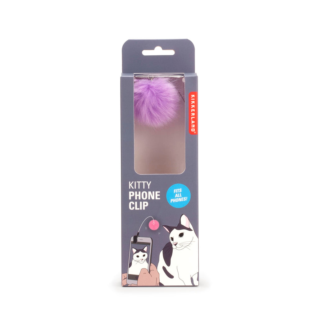 KIKKERLAND KITTY PHONE CLIP Clip Téléphone Jouet Chat pour Photos Parfaites