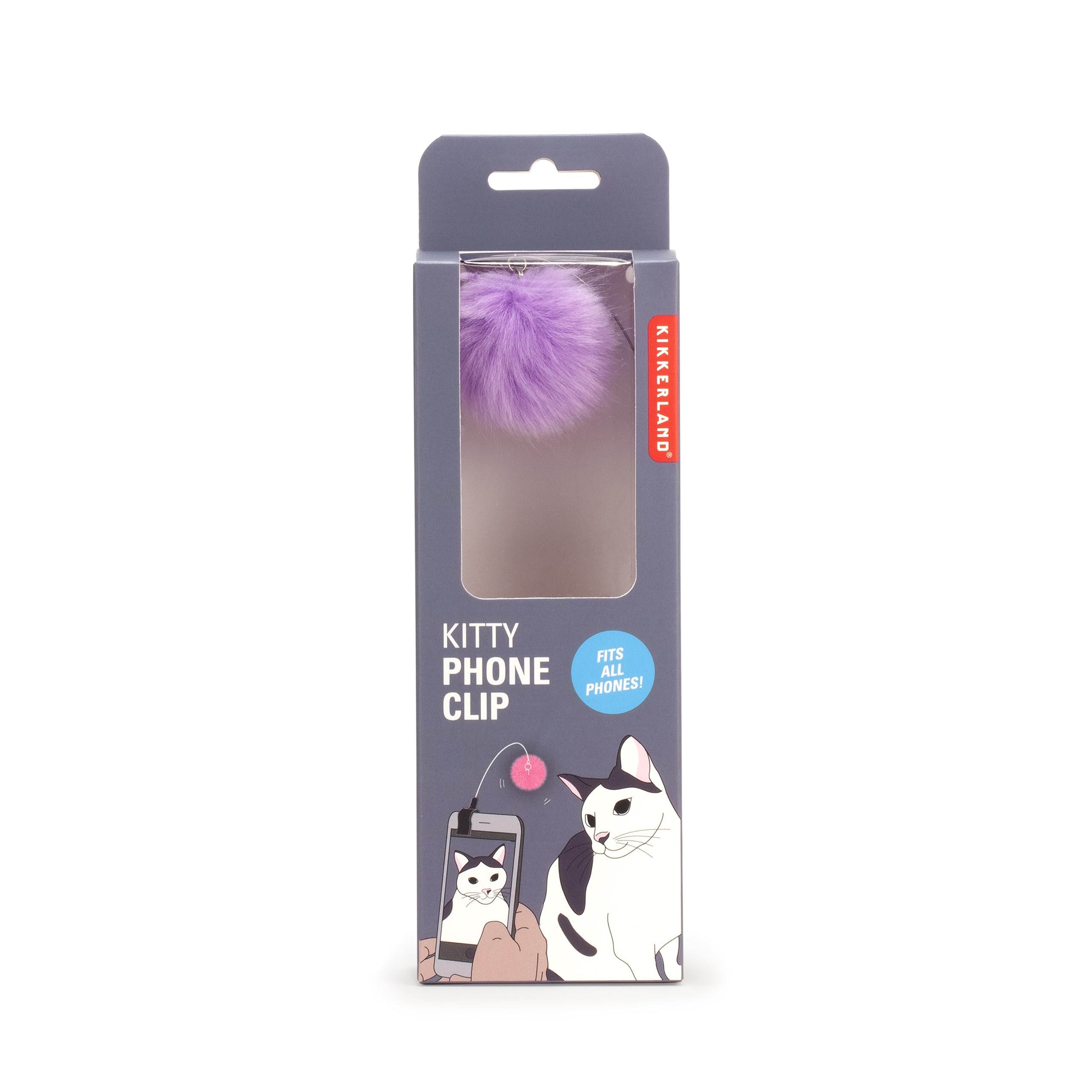 KIKKERLAND KITTY PHONE CLIP Clip Téléphone Jouet Chat pour Photos Parfaites