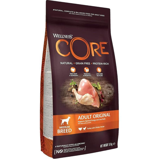WELLNESS CORE Croquettes Chien Original Poulet Dinde