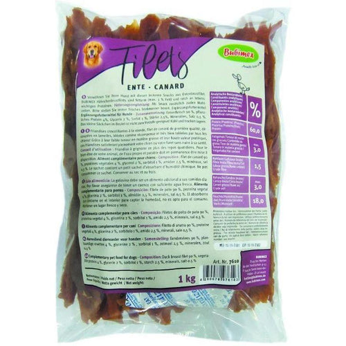 BUBI NATURE Filet de Canard Friandises Naturelles pour Chien 1kg