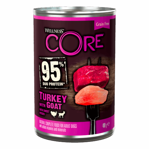 WELLNESS CORE 95% Dinde et Chèvre 400g