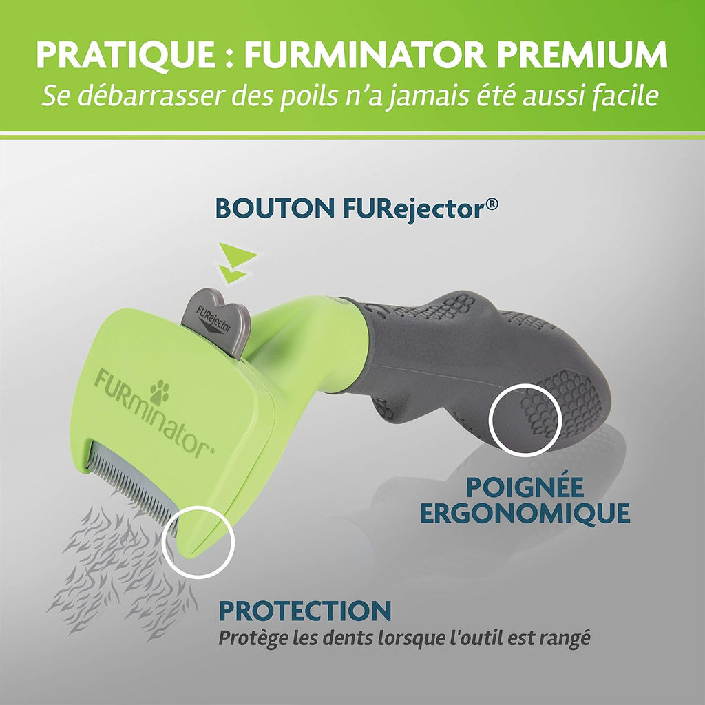 FURMINATOR Outil deShedding Undercoat Chien Small Poils Longs