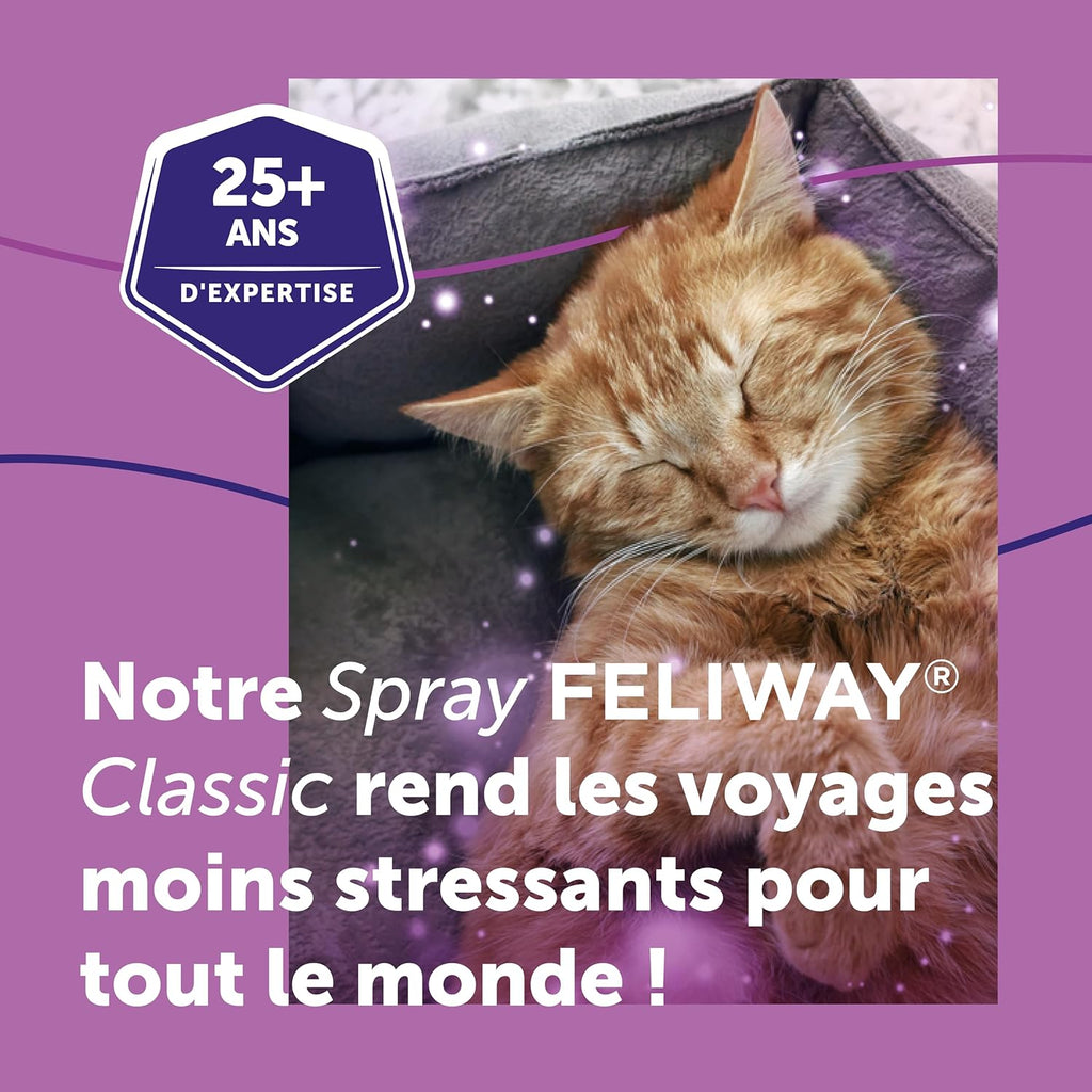 FELIWAY Classic Spray 60 ml Phéromones Apaisantes pour Chats