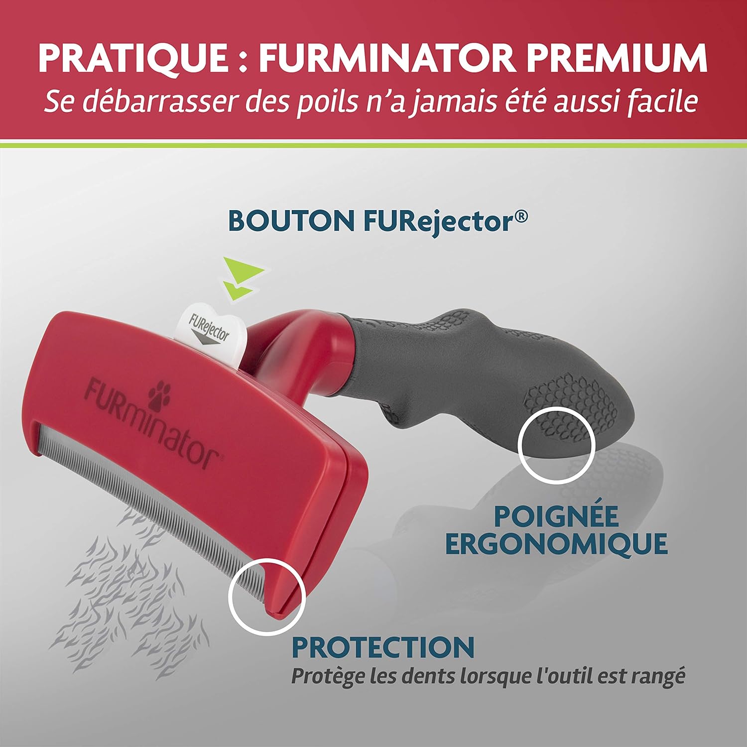 FURMINATOR Outil Undercoat deShedding Chien XL Poils Courts