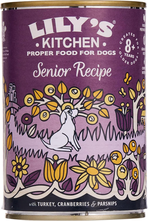 LILY'S KITCHEN Senior Terrine Dinde Cranberry et Légumes 400g