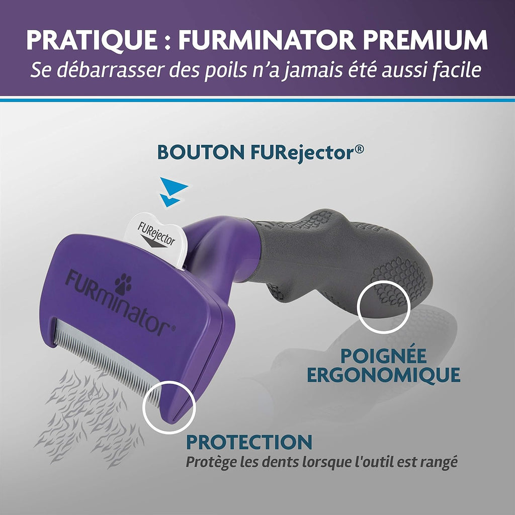 FURMINATOR Outil deShedding Undercoat Chat L Poils Courts