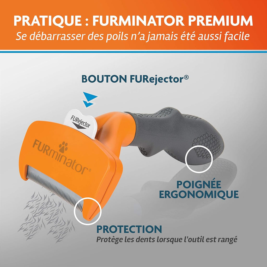 FURMINATOR Outil Undercoat deShedding Chien Medium Poils Courts