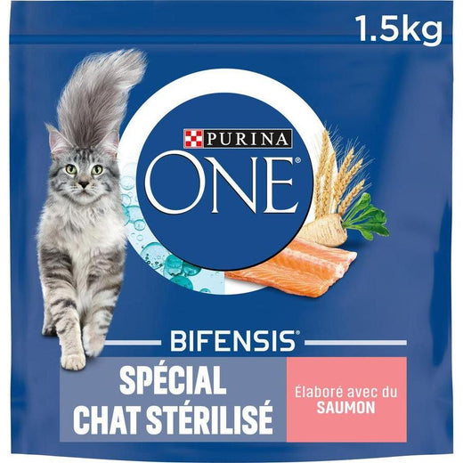 PURINA ONE Bifensis Spécial Chat Stérilisé Saumon et Blé