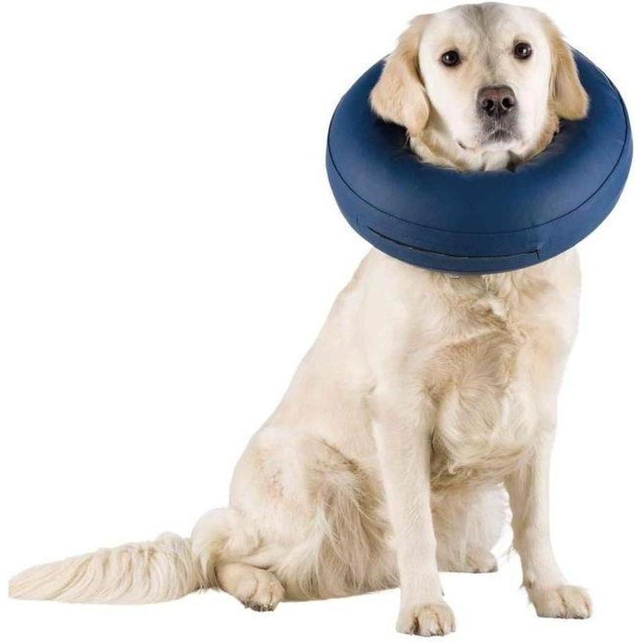 TRIXIE Collier Confort Gonflable Chien Taille L-XL 66-78 cm Bleu