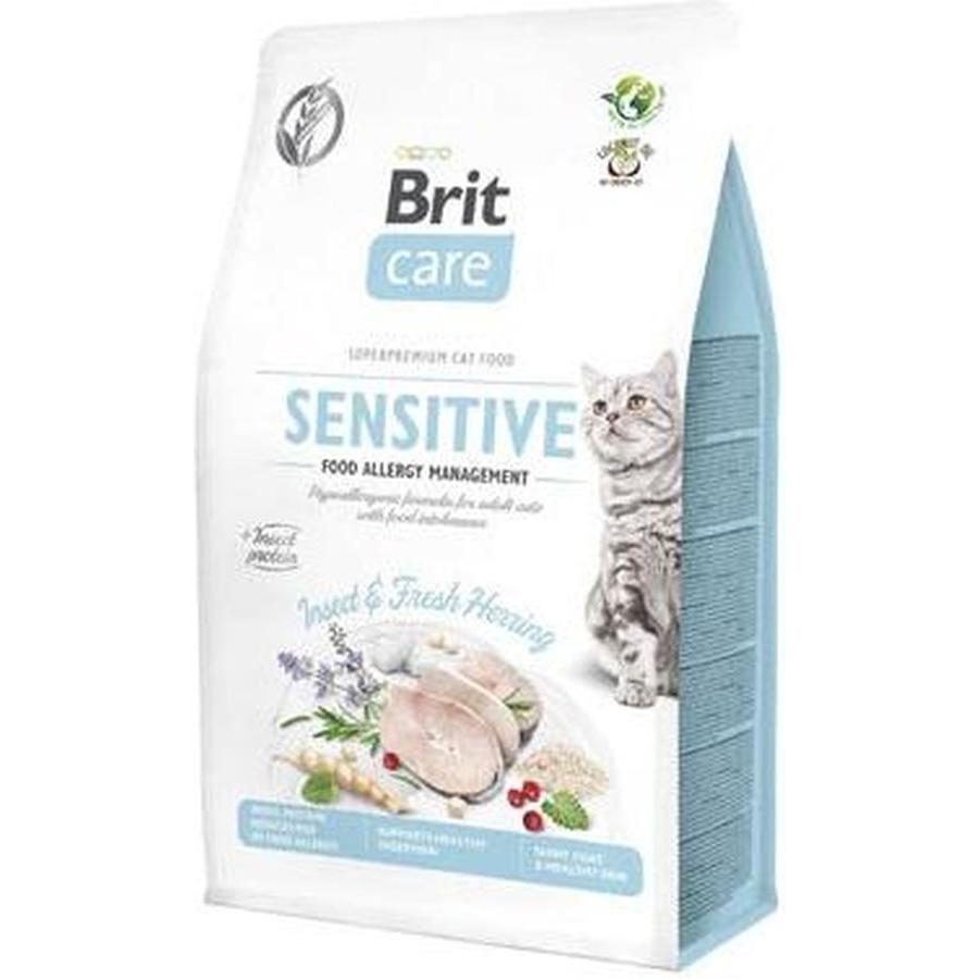 BRIT Care Cat Grain-Free Sensitive Insect & Herring Adulte Hypoallergénique Sans Céréales
