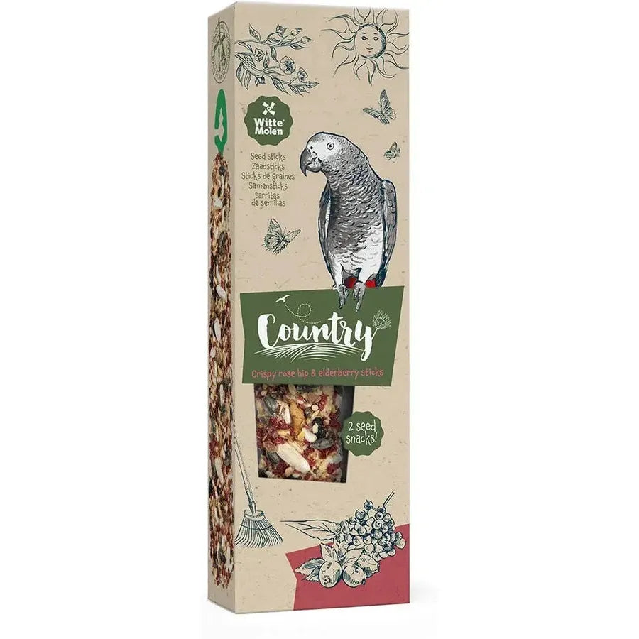 COUNTRY Sticks perroquet églantier & sureau 2x70g