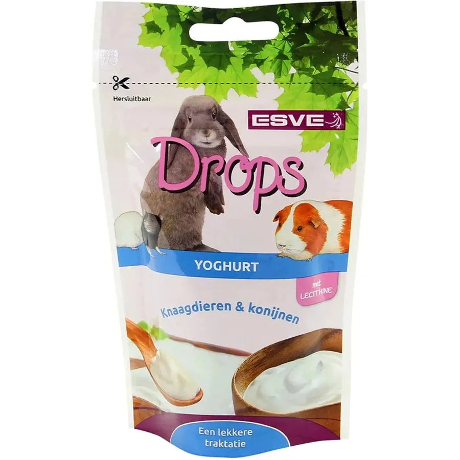 VADIGRAN ESVE Drops Yaourt Friandises pour Rongeurs 75g
