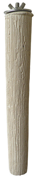 Perchoir Minéral Droit 20cm Beige pour Oiseaux