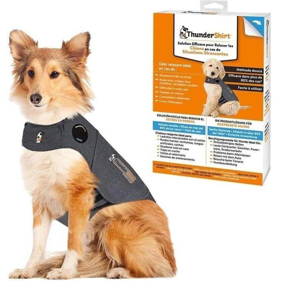 Thundershirt Gilet Relaxant Chien Gris - Taille L