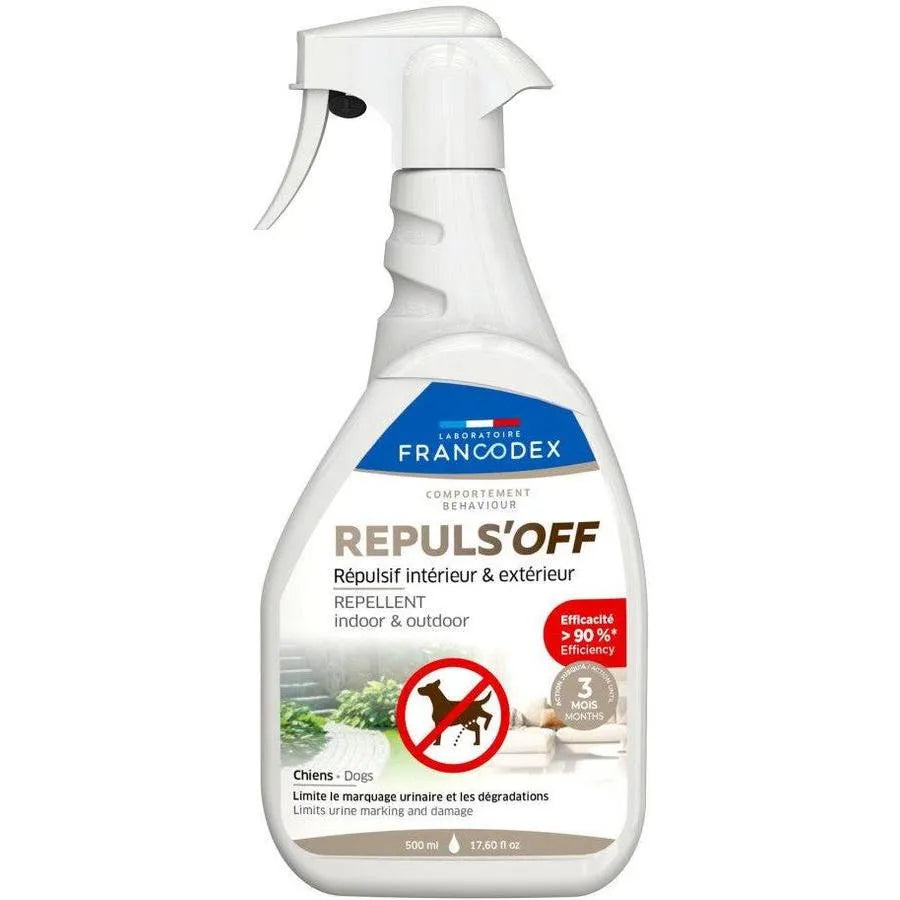 FRANCODEX RÉPULSIF INTÉRIEUR CHIEN Menthe Eucalyptus 250ml