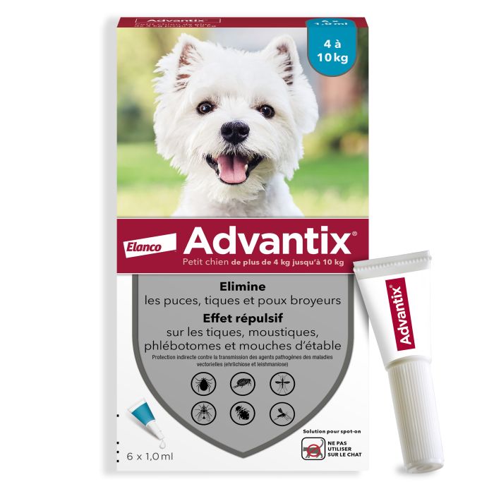BAYER Advantix Pipettes Antiparasitaires Chien 25-40 kg 4x4ml