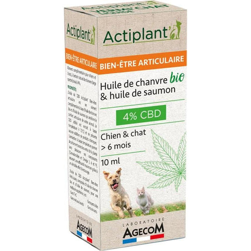 Actiplant Huile de CBD 4% Chien et Chat 10ml