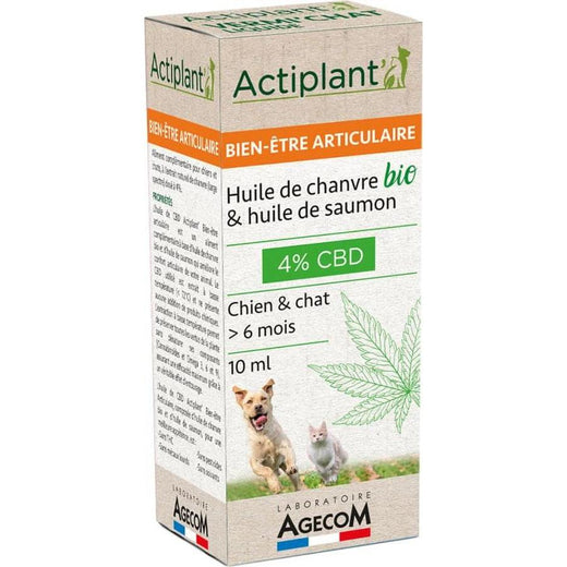 Actiplant Huile de CBD 4% Chien et Chat 10ml