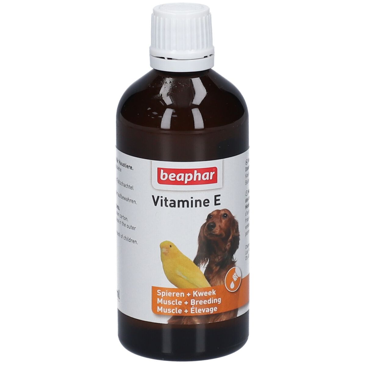 BEAPHAR Complément alimentaire oiseaux Vitamine E huile de germes de blé 100 ml