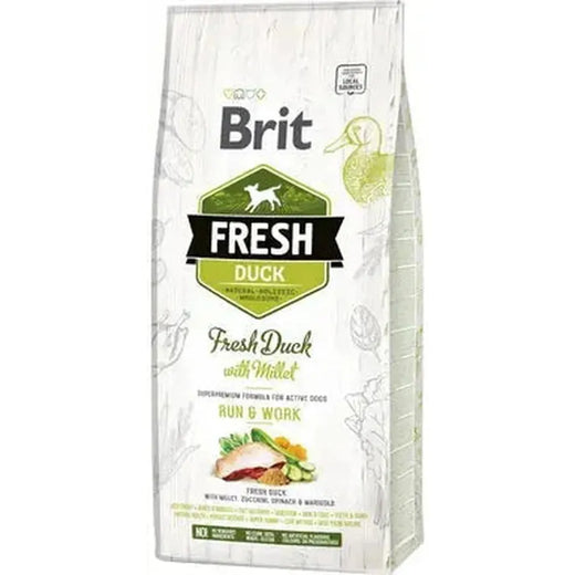 Brit Fresh Canard avec millet Active Run & Work